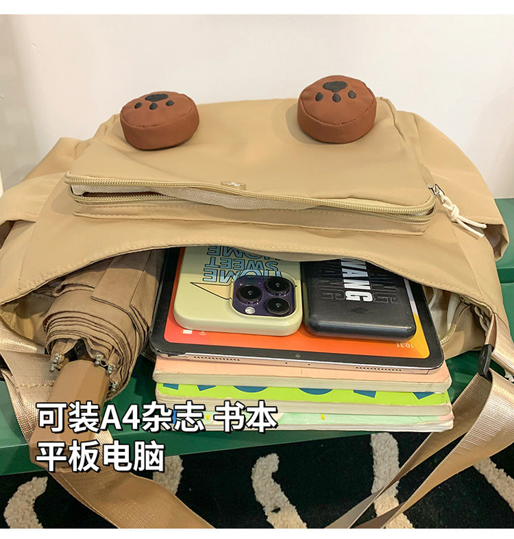 致青春 | 書包女國中生可愛小貓學生雙肩包女ins大容量書包高中生背包「220-126」24.10-5