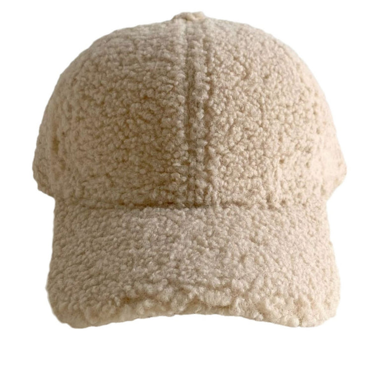 流行帽子|純色仿羊羔毛棒球帽男女秋冬季保暖彎檐鴨舌帽青年戶外休閒潮帽子「Q9466」24.10-2