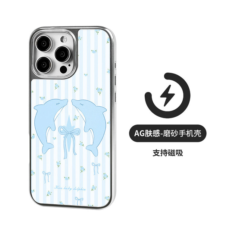 手機殼|蘋果16手機殼磁吸AG磨砂碳纖紋12適用iPhone14Pro可愛小米15「LR1377」25.05-2