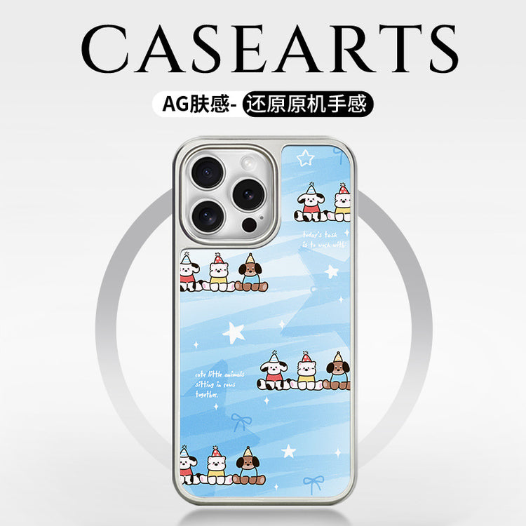 手機殼|iPhone16磁吸手機殼蘋果13ProAG磨砂碳纖紋12適用15小米15「LR1270」25.05-2