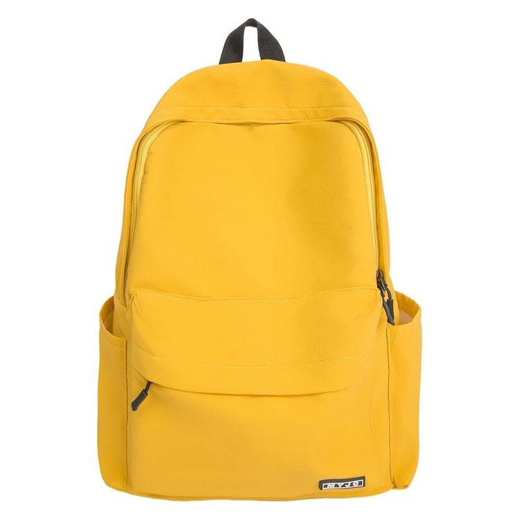 致青春|韓版ins大容量校園簡約時尚純色書包女大學生國中高中生雙肩背包「6062-128」25.07-4