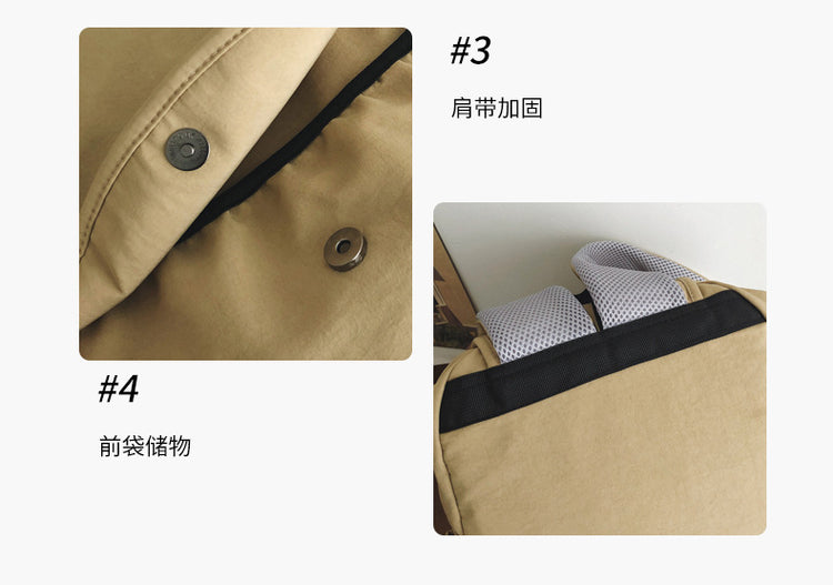 致青春|休閒輕便雙肩包女簡單百搭學生旅遊小背包多功能運動出行背包批發「2110-126」25.04-1