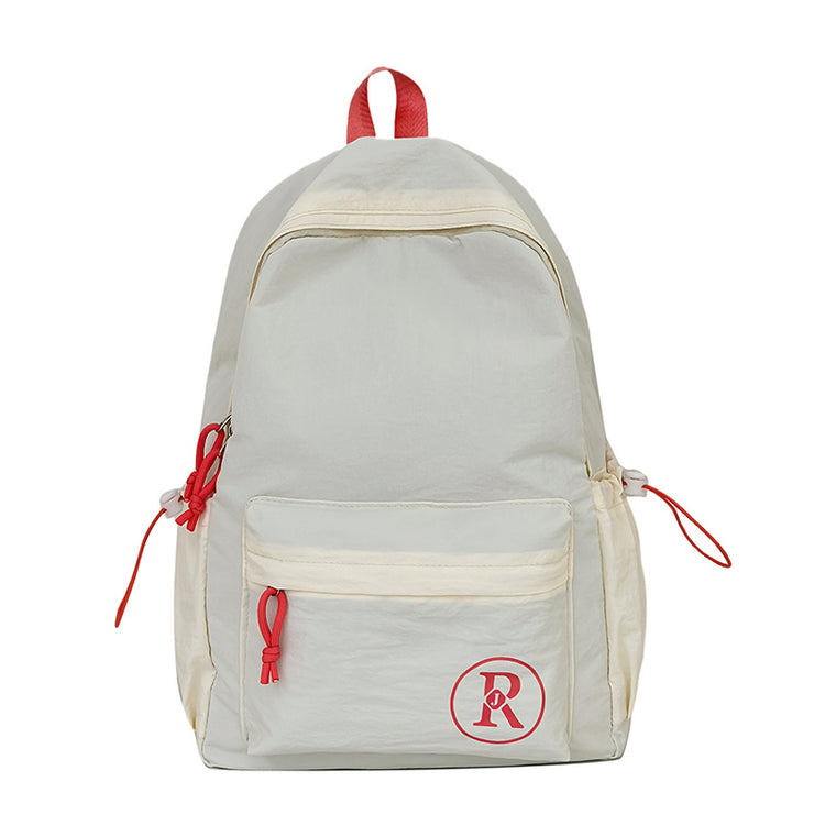 致青春|小清新休閒書包女大學生ins大容量簡約背包國中高中生百搭雙肩包「1018-125」25.09-2