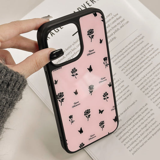 手機殼|蘋果16手機殼14Promax適用ins風iPhone15光面碳纖紋殼小米14「LR1362」25.01-1