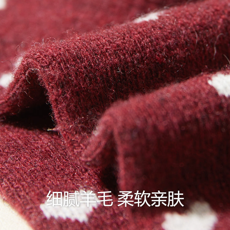 女襪|秋冬季襪子女蓄熱鎖溫加厚保暖羊毛襪彈力襪口軟糯舒適諸暨襪子「GO2498」24.12-3