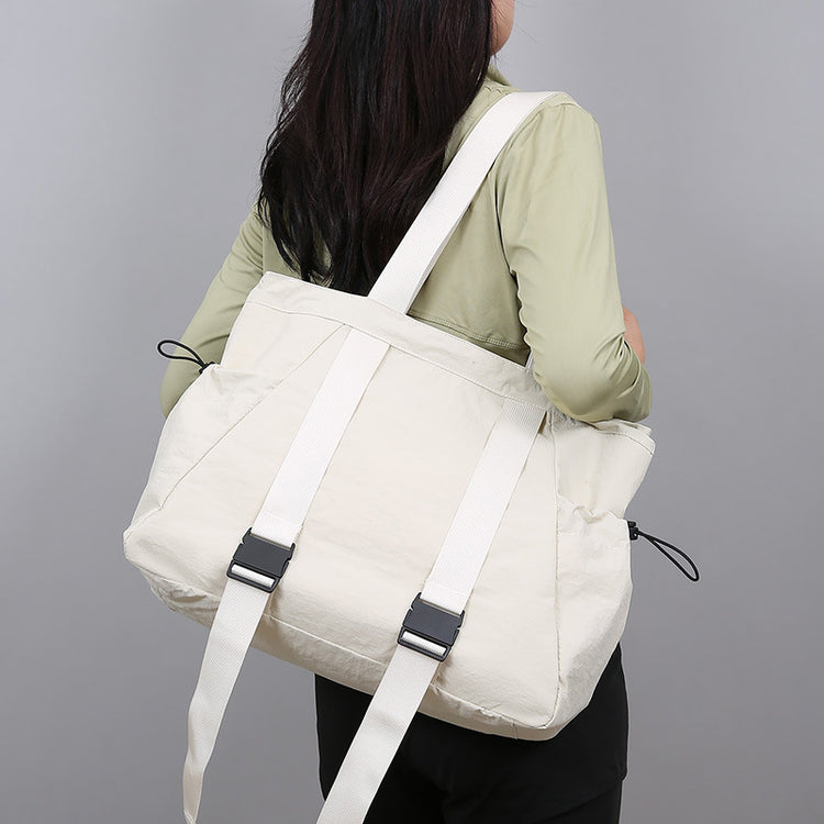 致青春|托特包女大容量小眾通勤包日常搭配便捷出行收納單肩包百搭健身包「5202-129」25.05-3