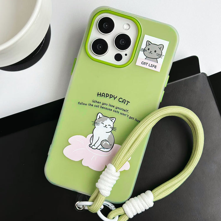 手機殼|iPhone16promax手機殼14/15pro適用12手繩13膚感果凍殼蘋果11「WL0349」24.10-1