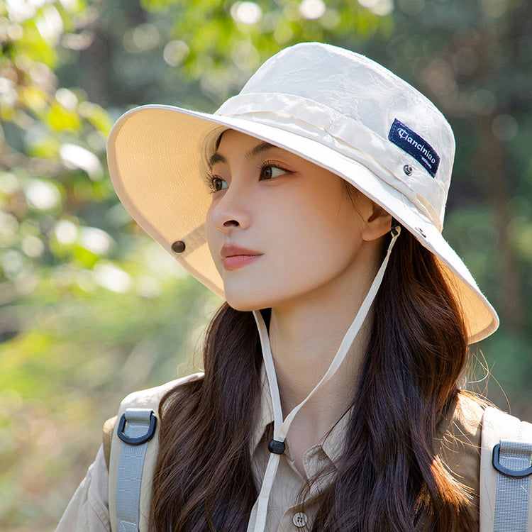 流行帽子|防曬帽女春夏季戶外出遊防紫外線登山帽遮全面防曬釣魚遮陽太陽帽「C3910」24.05-1