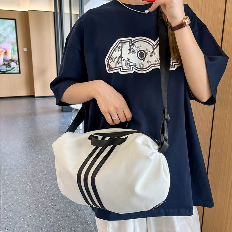 致青春|大容量包包女2024新款時尚尼龍布包夏天休閒短途旅行單肩「8605-120」24.06-4