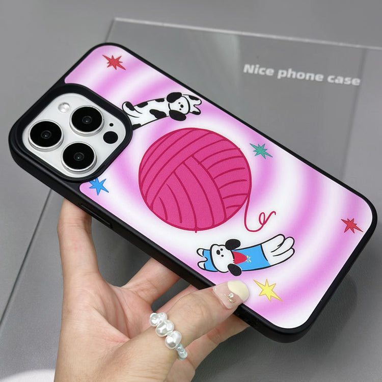 手機殼|蘋果16手機殼12/11適用iPhone15Pro磨砂黑框殼14Promax批發13「LR1165」24.10-2