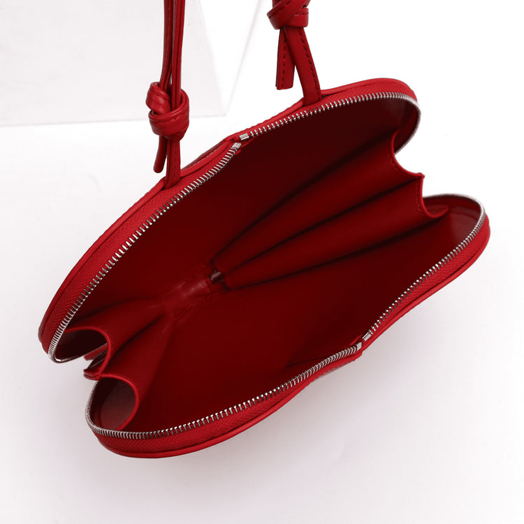 質感真皮|女士新款桃心包包流行爆款時尚超火小眾設計女斜背包愛心腋下包「2462」24.06-1