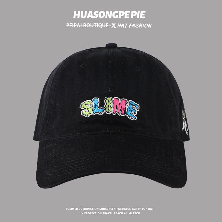 流行帽子|春夏新款女百搭韓版棒球帽男戶外防曬遮陽帽子字母刺繡鴨舌帽潮款「C3980」24.05-4