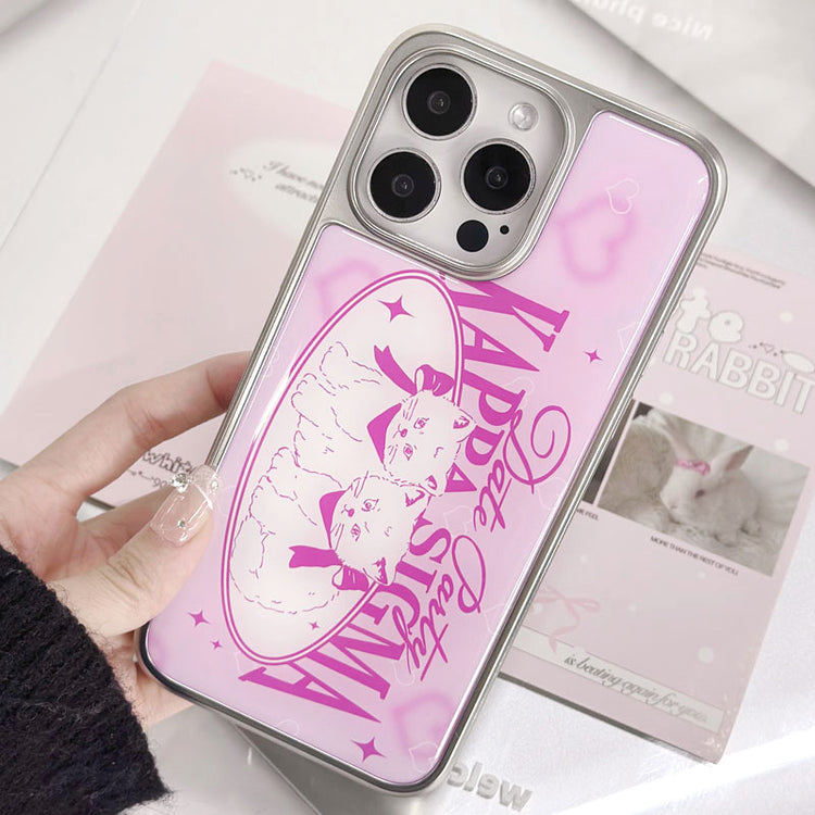 手機殼|華為p70pro電鍍銀邊滴膠13蘋果16手機殼iPhone15Promax適用14「LR1524」25.03-3