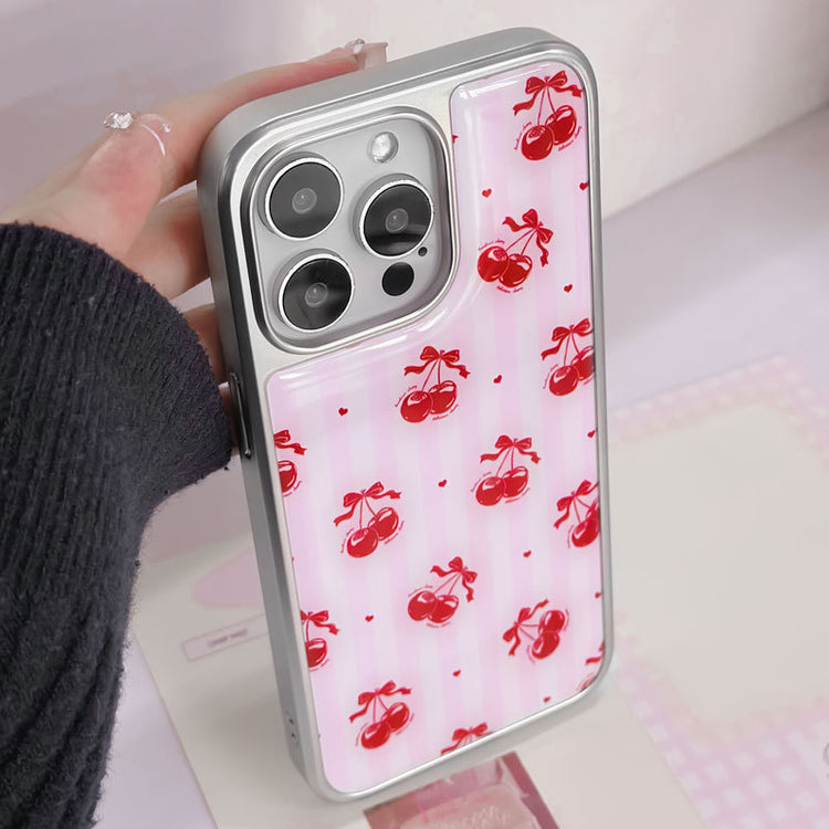 手機殼|iPhone15Promax適用13蘋果16手機殼14電鍍銀邊滴膠華為p70pro「LR1418」25.03-3