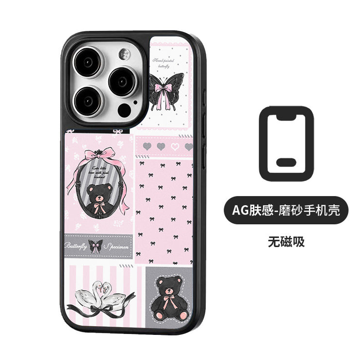 手機殼|iPhone16p適用蘋果13手機殼磁吸AG磨砂碳纖紋14批發15Promax「LR1385」25.04-2