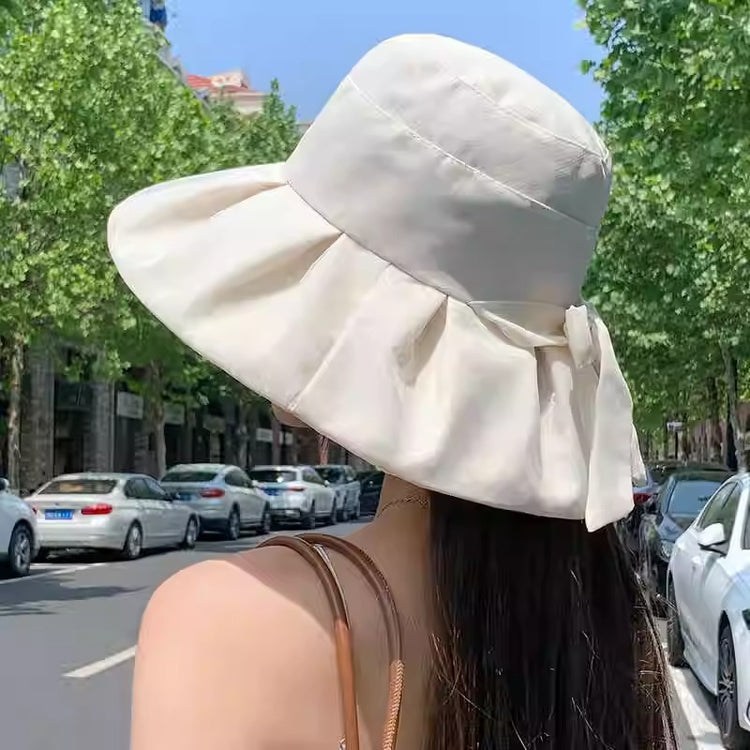 流行帽子|夏季新款帽子女韓版百搭顯臉小漁夫帽戶外出遊防紫外線防曬遮陽帽「C5048」25.04-2