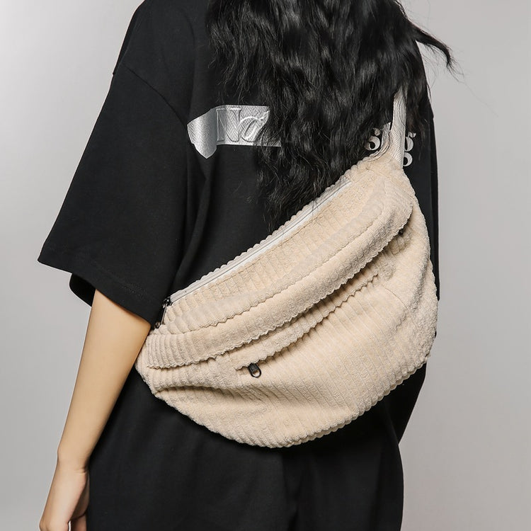 致青春|斜背包女簡約包男大容量胸包日系潮牌背包學生腰包 單肩包女「513-121」24.10-1