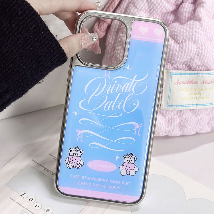 手機殼|iPhone16手機殼14電鍍銀邊滴膠13蘋果15Promax適用華為p70pro「LR1513」25.03-3