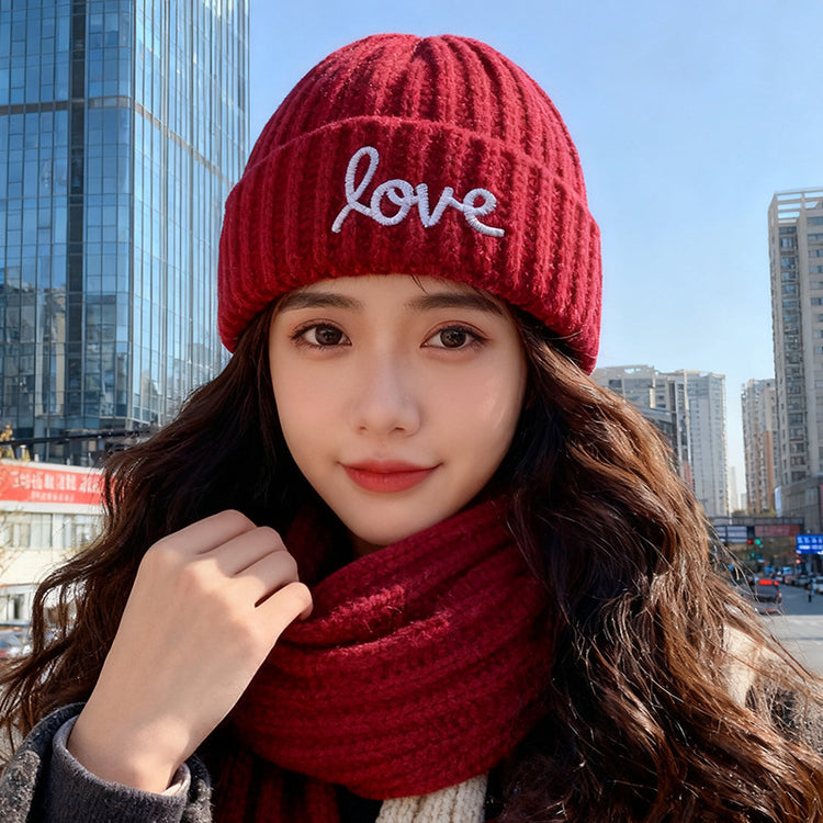 流行帽子|秋冬保暖帽子女大頭圍粗線針織帽戶外防寒護耳顯臉小毛線帽男冷帽「C5700」25.10-2