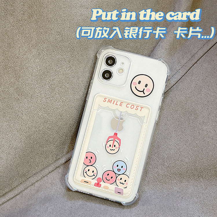 手機殼|適用iPhone16Pro卡包手機殼蘋果手機殼15娃娃機678plus卡通x「BQ2471」24.11-3
