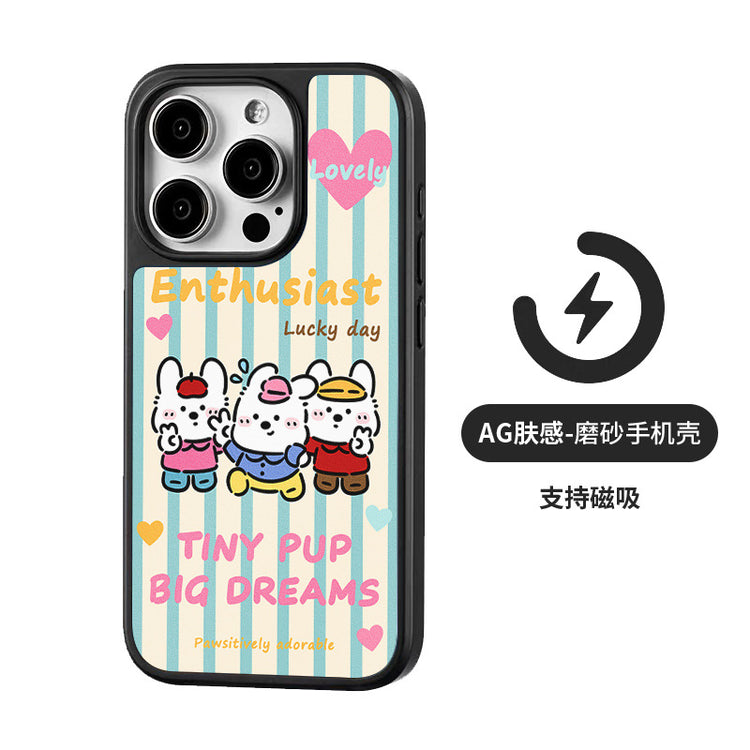 手機殼|iPhone16手機殼蘋果14Pro磁吸AG磨砂殼12適用15Promax保護套「WYB2011」25.05-1