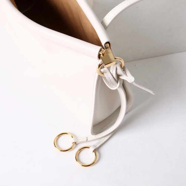 質感真皮|2025新款牛皮腋下復古法式法棍夾子包小眾設計極簡風通勤簡約包「3336」25.06-2