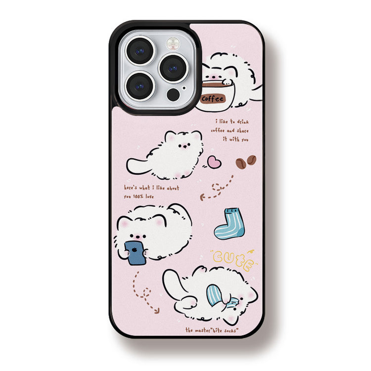 手機殼|蘋果16手機殼14Promax磁吸支架iPhone15磁吸磨砂黑框殼適用12「LR0981」