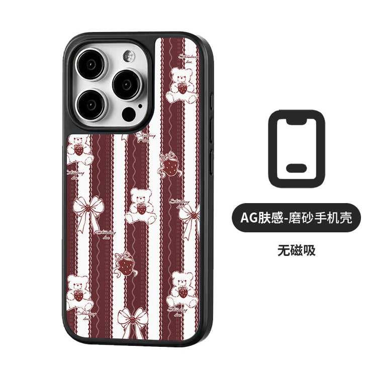手機殼|iPhone15pro適用13蘋果16磁吸手機殼AG磨砂碳纖紋15Promax女「LR1397」25.04-2