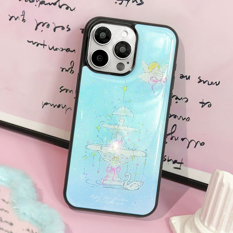 手機殼|蘋果16手機殼15Pro閃粉滴膠iPhone12promax適用14女款13批發「LR1387」25.04-4