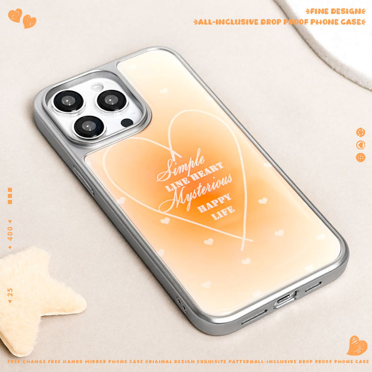 手機殼|iPhone14手機殼17Pro蘋果16適用ins風華為PURA80電鍍銀邊滴膠「LR1983」25.09-3