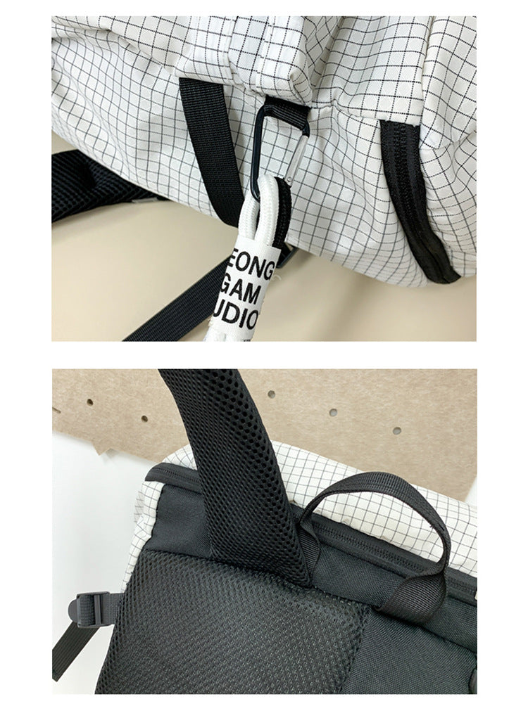 致青春|時尚大容量雙肩包輕便休閒旅行背包高級感小眾設計感通用登山包「802-101」25.12-2