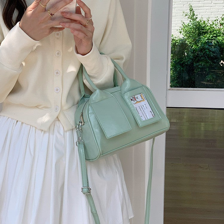 日韓流行|韓版高級感手拎枕頭包2025新款小眾設計潮流時尚單肩包百搭斜挎包「9551#」25.03-2