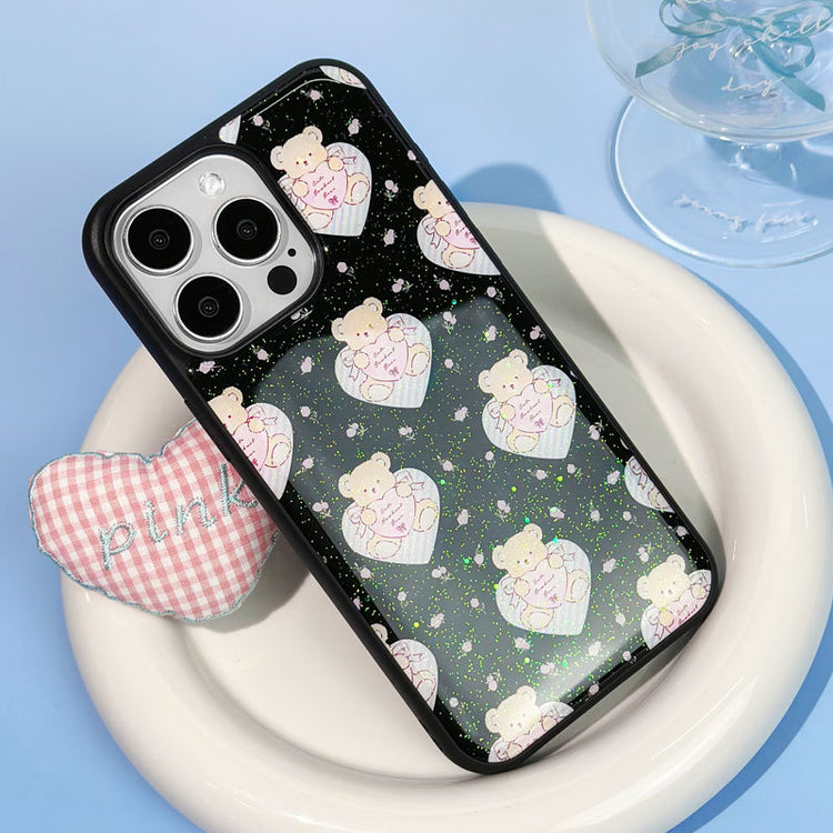 手機殼|蘋果16手機殼iPhone12適用14promax保護套13閃粉滴膠殼15Pro「LR1394」25.04-4