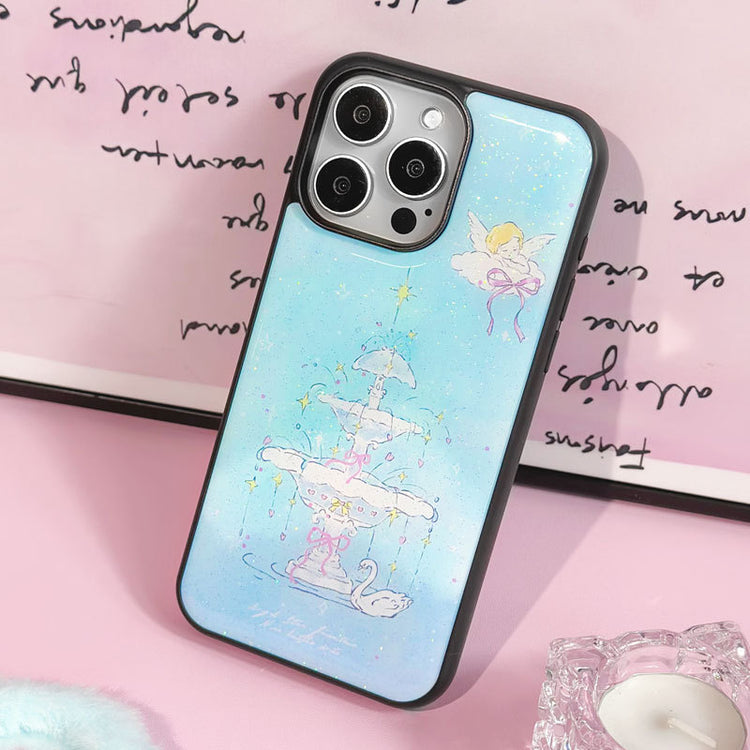 手機殼|蘋果16手機殼15Pro閃粉滴膠iPhone12promax適用14女款13批發「LR1387」25.04-4