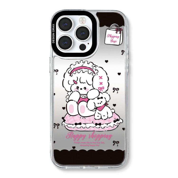 手機殼|iphone手機殼15卡通11手鍊13三合一鏡面12蘋果14Promax保護套「LR0872」24.07