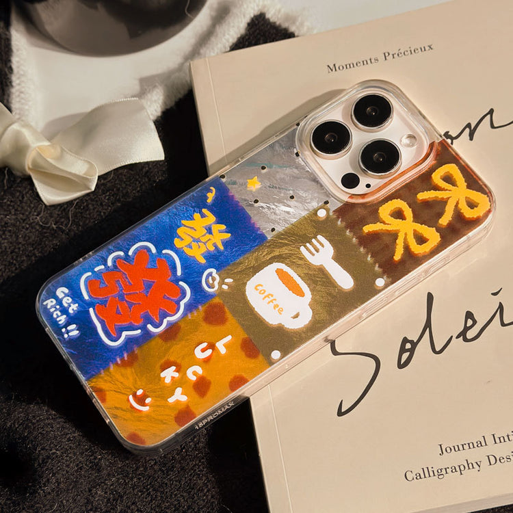 手機殼|iPhone16手機殼14Pro蘋果15Promax批發13卡通12適用11冰川紋「LR1356」24.12-4