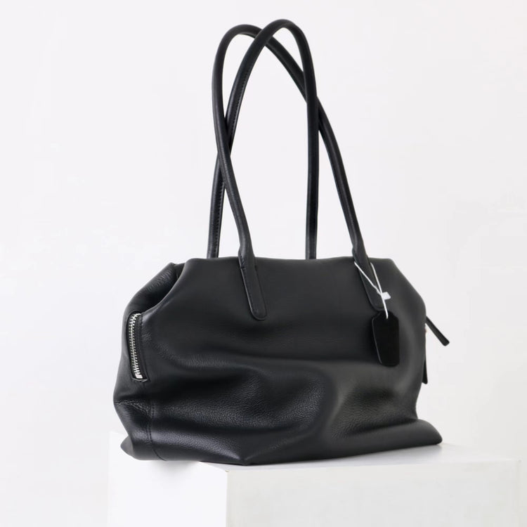 質感真皮|2025新頭層牛皮大容量手提輕奢單肩包休閒通勤高級感腋下托特包「6166」25.11-2