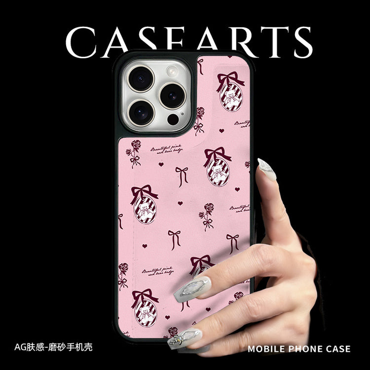 手機殼|AG磨砂碳纖紋蘋果16磁吸手機殼15iPhone14pro適用13/12Promax「LR1417」25.04-2