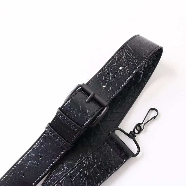 質感真皮|2025新機車包時尚百搭單肩腋下包簡約風格日常使用休閒鉚釘包「1187」25.09-5