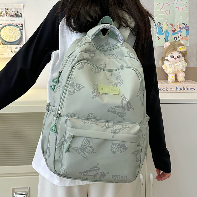 致青春|雙肩包女2023新款超輕防水學生背包國中生高中生大容量「6095-127」24.08-4