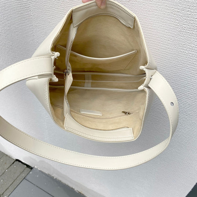 質感真皮|小眾設計真皮HOBO腋下包包女2024新款春夏大容量半月單肩斜背包「6914」24.04-5