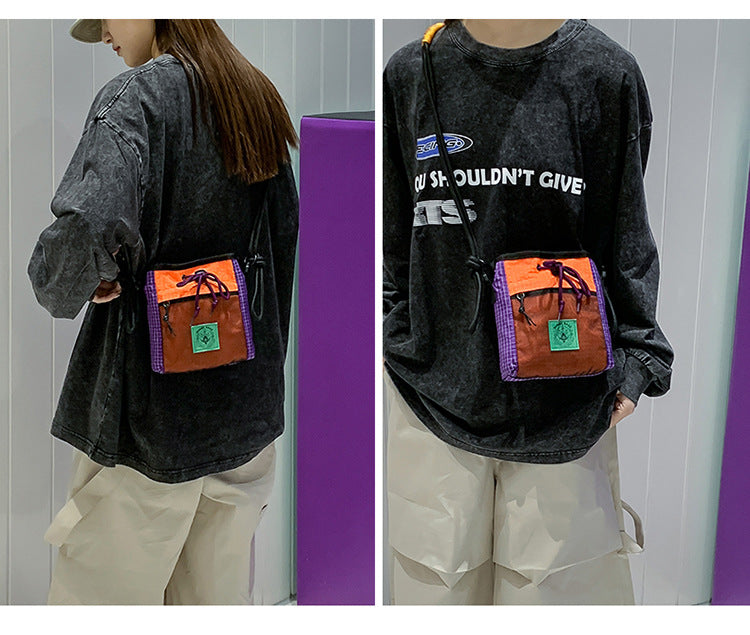 致青春|小挎包男款機能工裝包男生學生潮流運動單肩小背包斜挎包「160-116」25.07-5