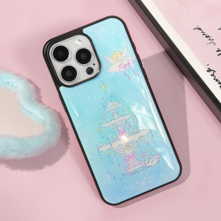 手機殼|蘋果16手機殼15Pro閃粉滴膠iPhone12promax適用14女款13批發「LR1387」25.04-4
