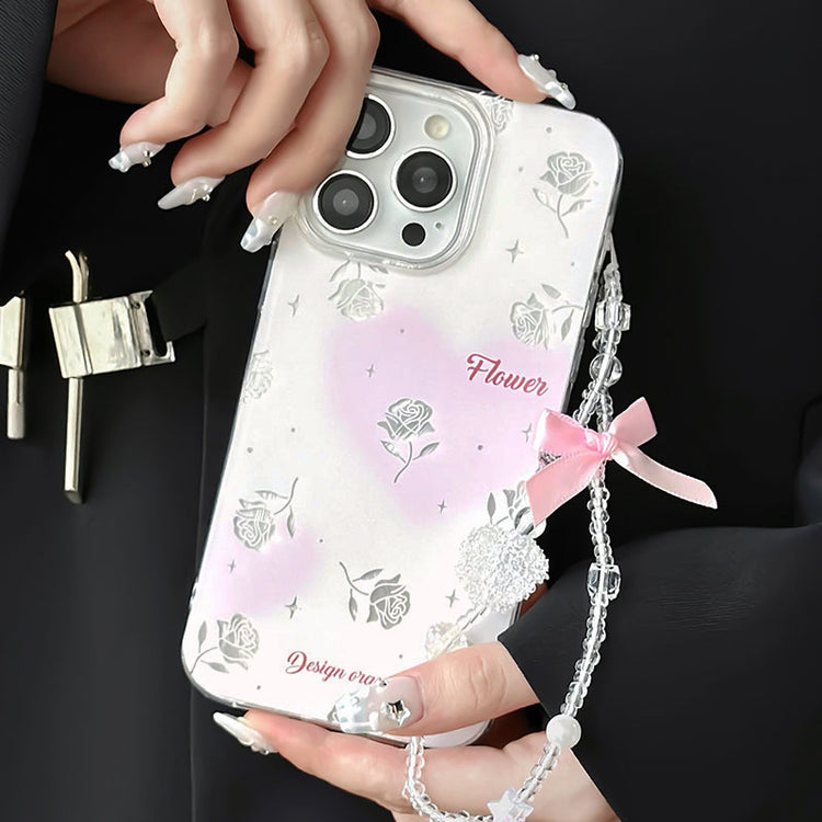 手機殼|iPhone15pro羽紗手機殼女蘋果14/13硅膠11適用12Pro大孔透明「WYB0849」24.07
