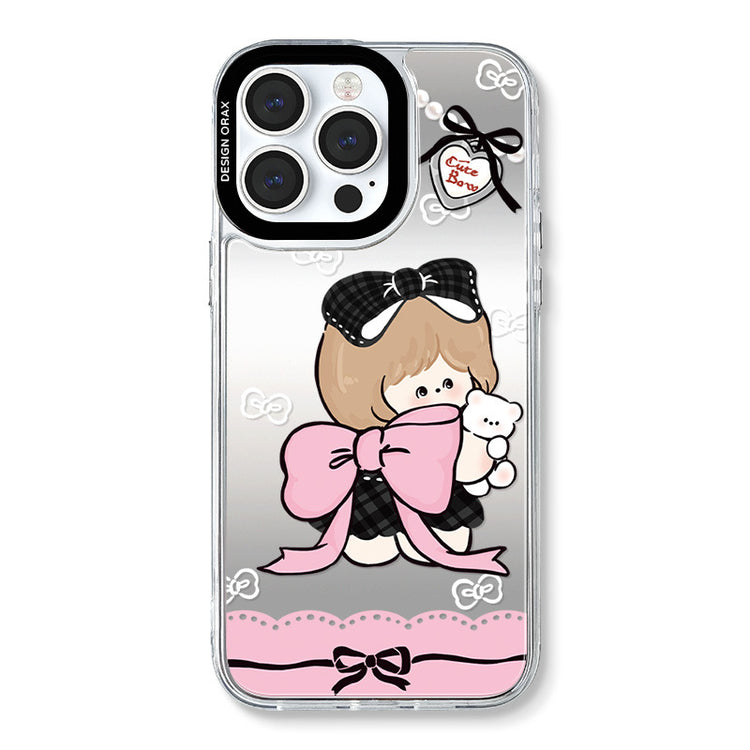 手機殼|蘋果手機殼批發15Promax手鍊13三合一鏡面iphone14/13Pro批發「LR0859」24.07
