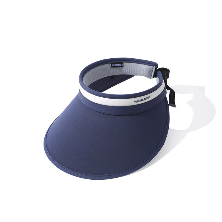 流行帽子|騎車防曬太陽帽夏季新款大檐遮臉防紫外線出遊沙灘空頂空頂帽帽子「C3957」24.05-3