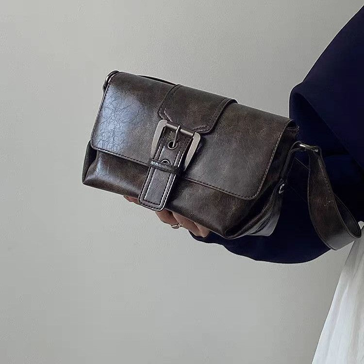 日韓流行|美拉德復古腋下包包女士2025新款高級質感女包單肩包斜挎小方包「9602#」25.05-2