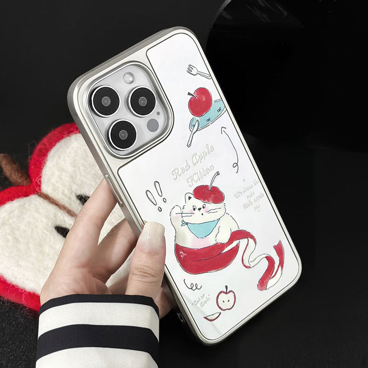 手機殼|磁吸手機殼13適用蘋果16ProiPhone15鏡面碳纖紋小米14華為P70「LR1790」25.06-3