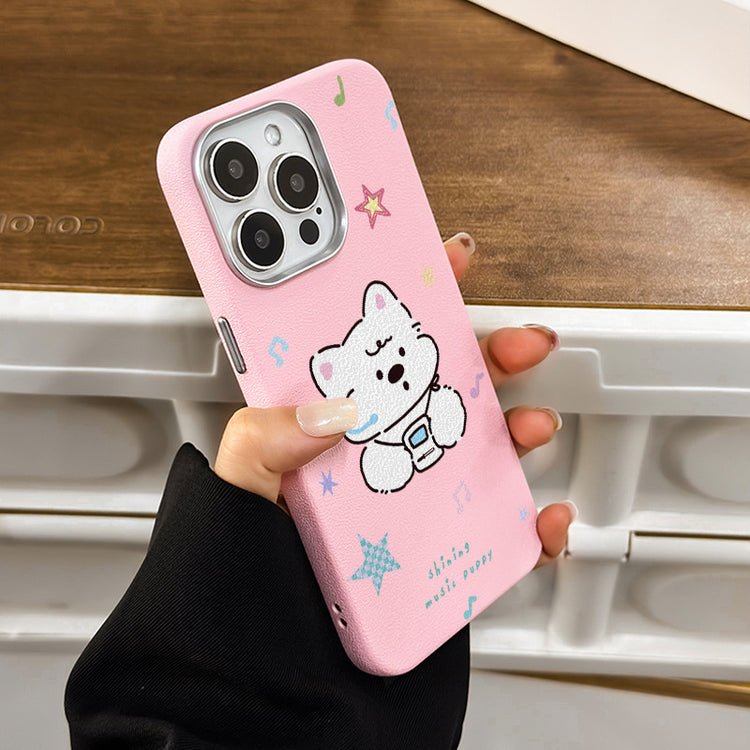 手機殼|iPhone16Promax蘋果13手機殼12銀框皮紋殼11批發適用15女款14「LR1260」25.04-3