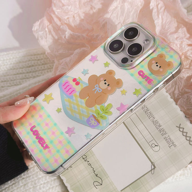 手機殼|15Promax可愛13卡通12適用iPhone14Pro冰川紋11蘋果16手機殼「WYB0955」25.02-1